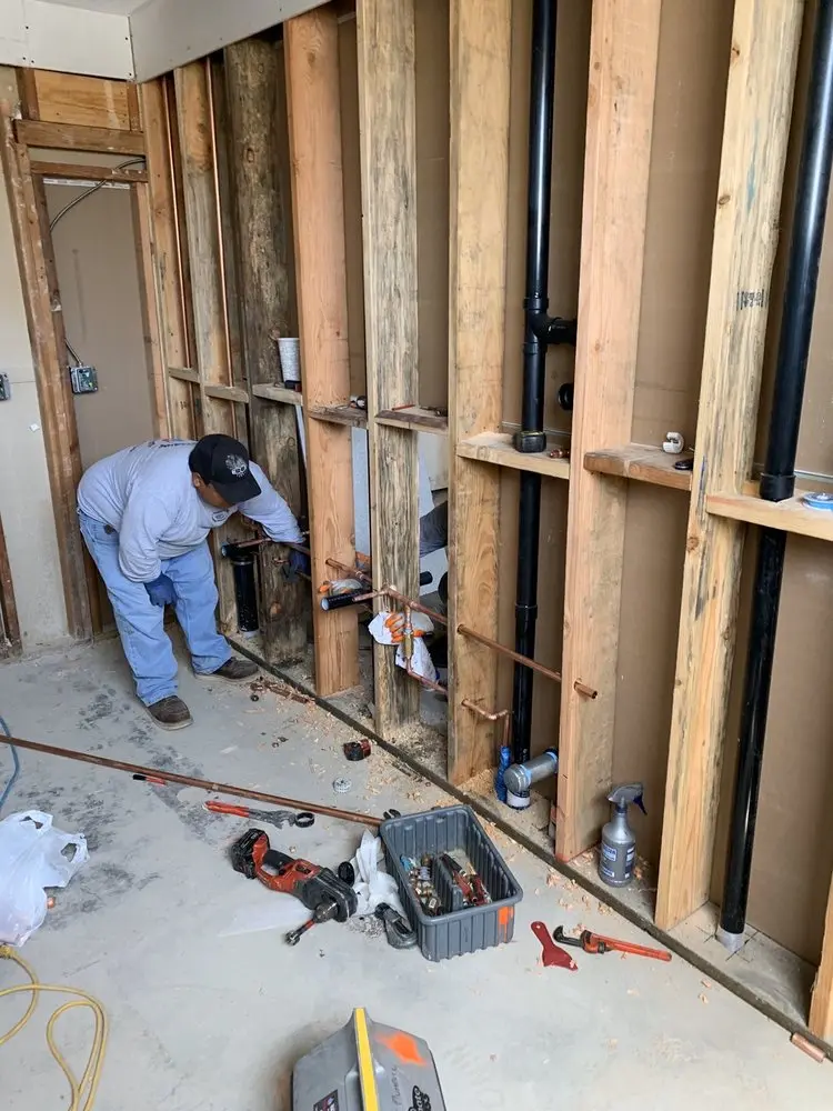 Commercial rough-in plumbing for Trenchless Sewer Repair in Delphos